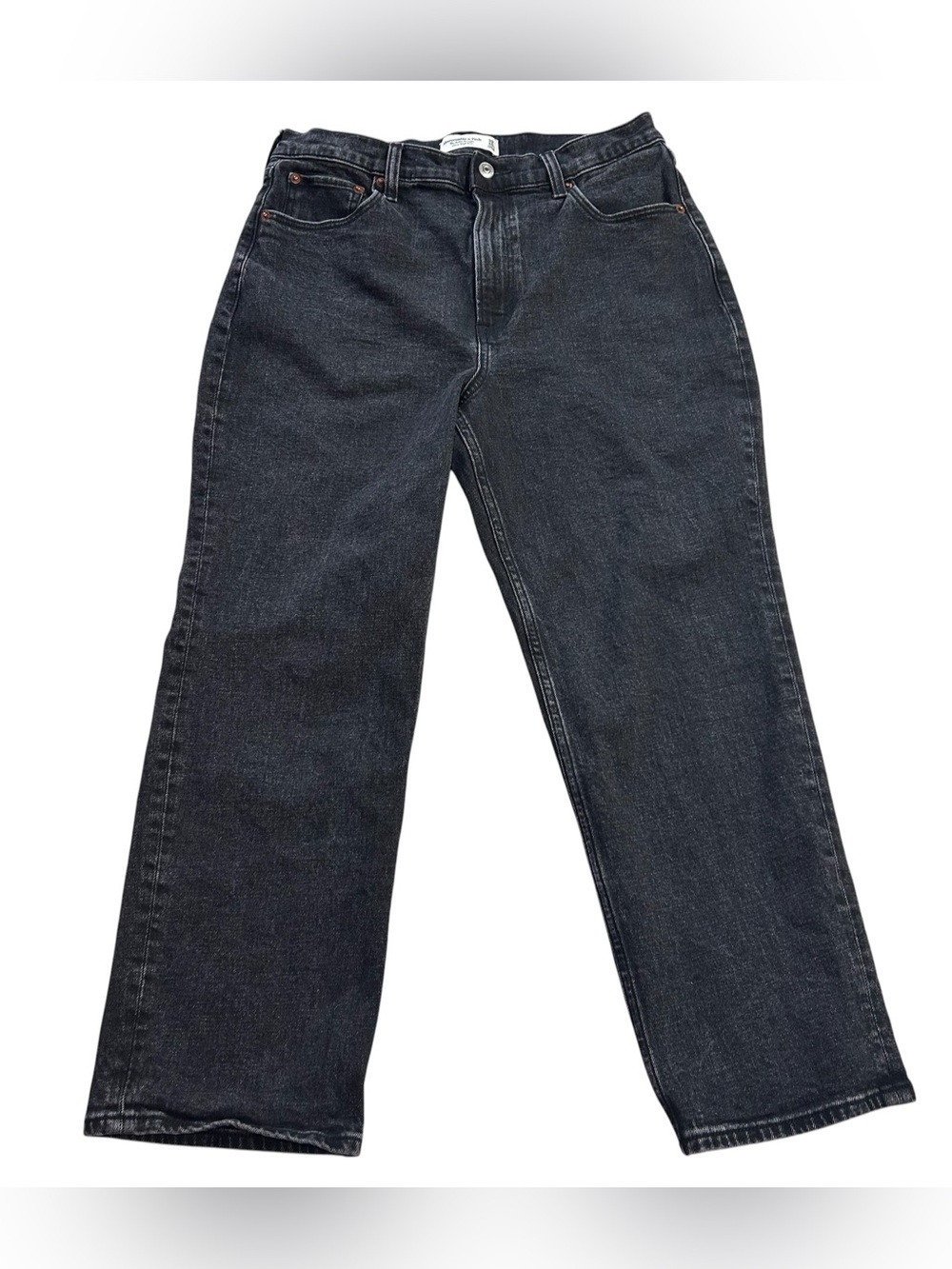 Abercrombie & Fitch Jeans Womens 30/10S Black The Ankle Straight Ultra High Rise